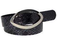 Lady belts - Lady fashion belts - 11605966 / 40, nikelj Modni ženski usnjeni pasovi so sestavljeni iz dveh plasti. Ženski usnjeni pasovi so izdelani iz govejega usnja, serija 060000. Usnjeni ženski pasovi izvedbe premium so  podloženi s pravim usnjem, v izvedbi klasik so ženski pasovi podloženi s plastjo iz recikliranega usnja.